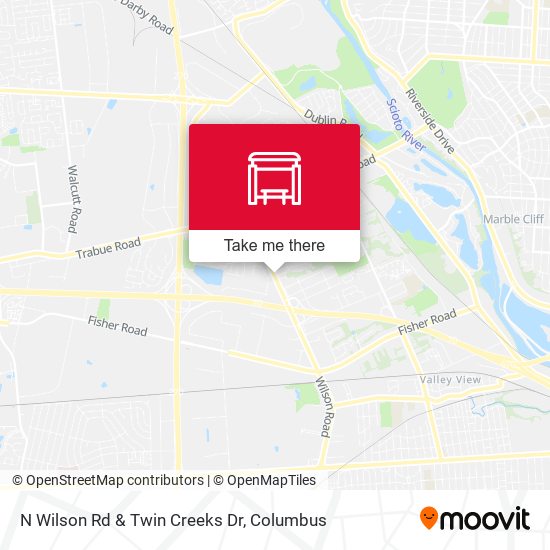 Mapa de N Wilson Rd & Twin Creeks Dr