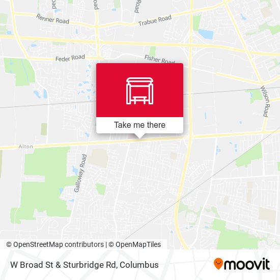 Mapa de W Broad St & Sturbridge Rd