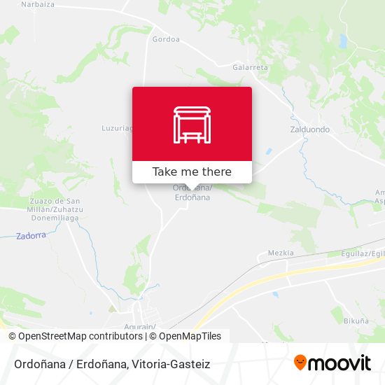 Ordoñana / Erdoñana map