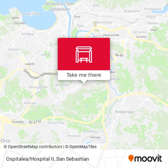 mapa Ospitalea/Hospital II