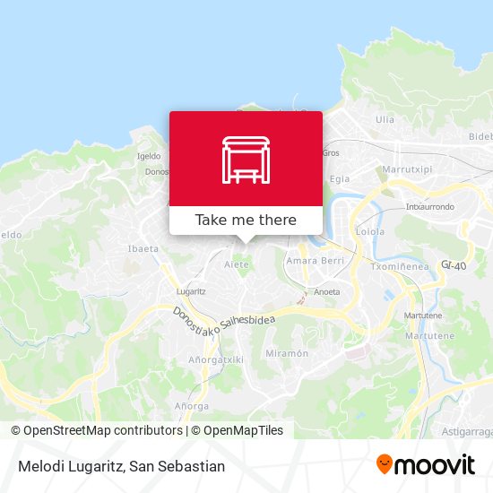 mapa Melodi Lugaritz