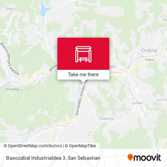 Basozabal Industrialdea 3 map