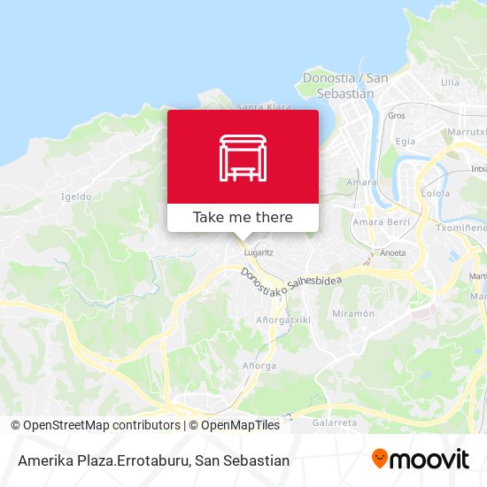 mapa Amerika Plaza.Errotaburu