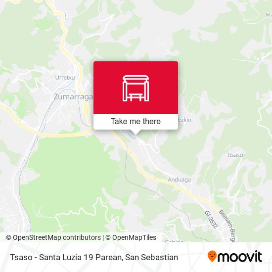 Tsaso - Santa Luzia 19 Parean map