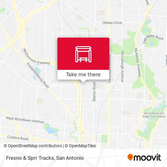 Fresno & Sprr Tracks map