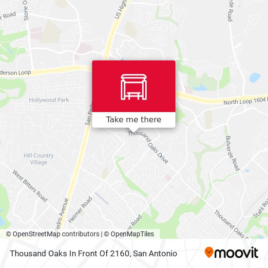 Thousand Oaks In Front Of 2160 map