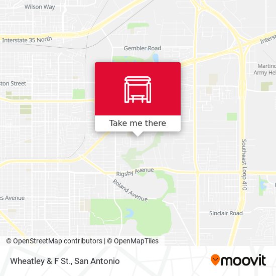 Mapa de Wheatley & F St.