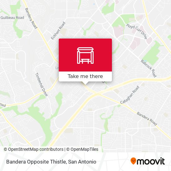Bandera Opposite Thistle map
