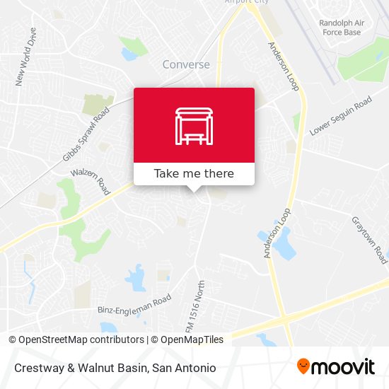 Mapa de Crestway & Walnut Basin