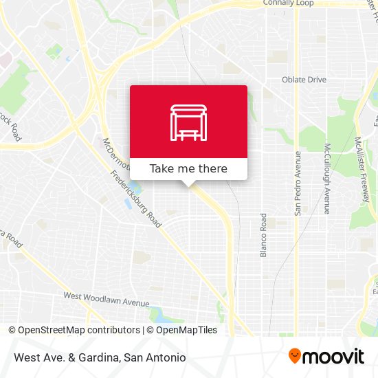 West Ave. & Gardina map