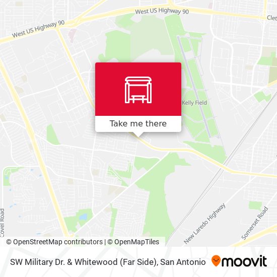 SW Military Dr. & Whitewood (Far Side) map