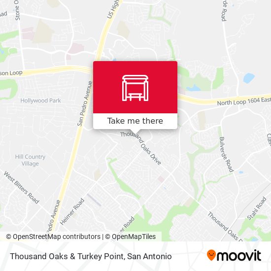 Thousand Oaks & Turkey Point map