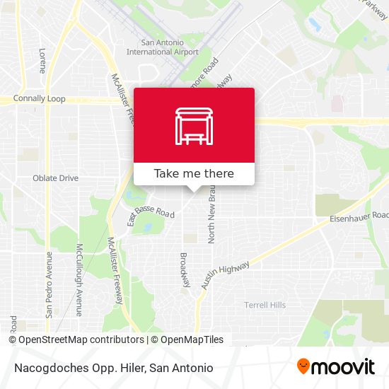 Nacogdoches Opp. Hiler map