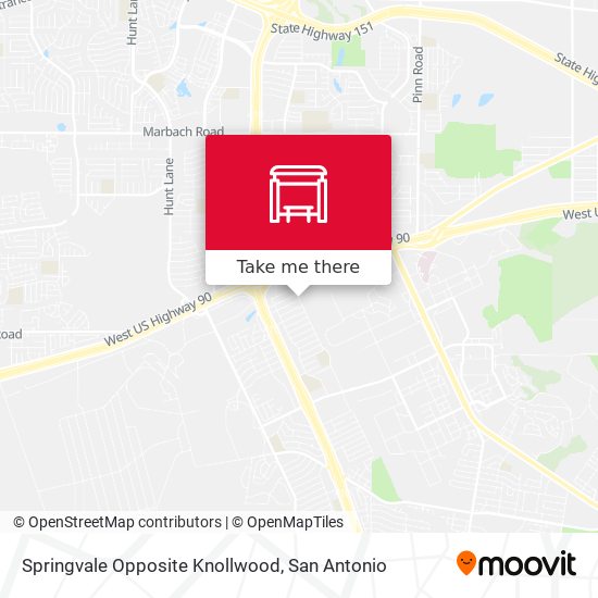 Springvale Opposite Knollwood map
