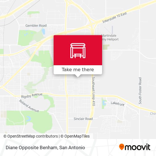 Mapa de Diane Opposite Benham