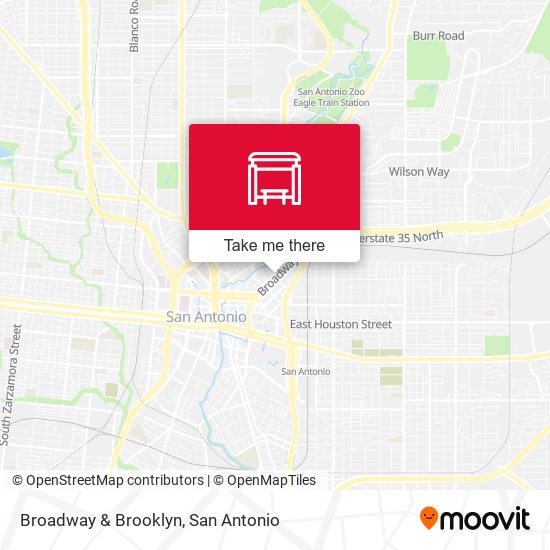 Broadway & Brooklyn map