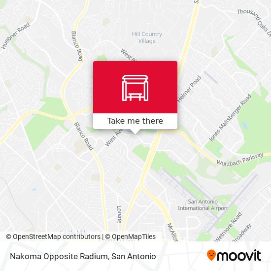 Nakoma Opposite Radium map