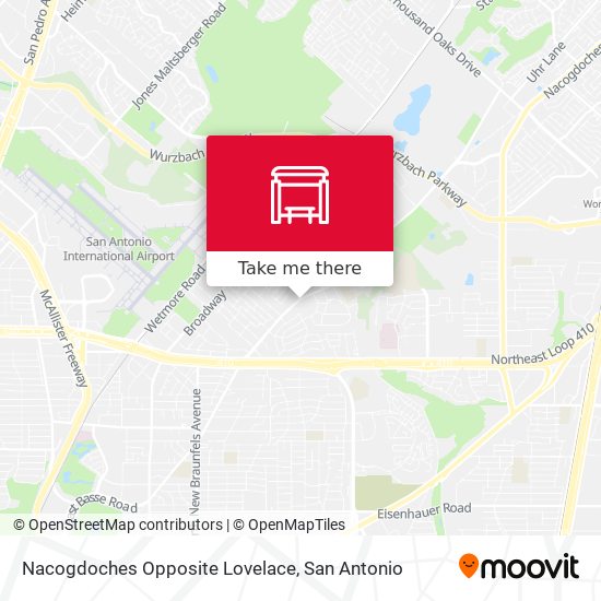 Mapa de Nacogdoches Opposite Lovelace