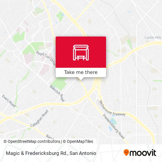 Magic & Fredericksburg Rd. map