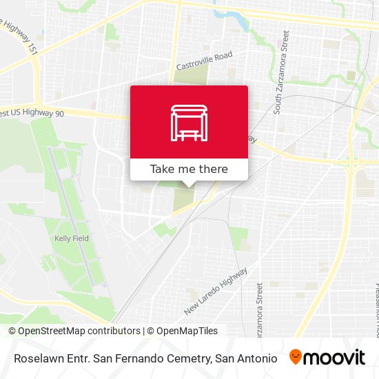 Roselawn Entr. San Fernando Cemetry map