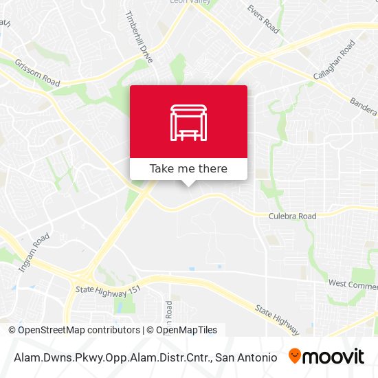 Mapa de Alam.Dwns.Pkwy.Opp.Alam.Distr.Cntr.