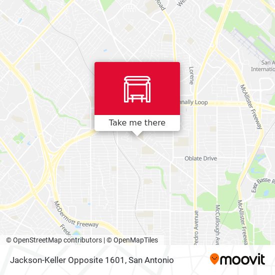 Jackson-Keller Opposite 1601 map