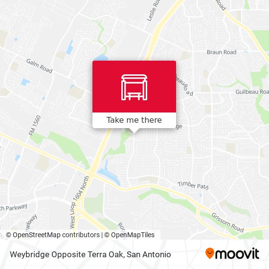Weybridge Opposite Terra Oak map