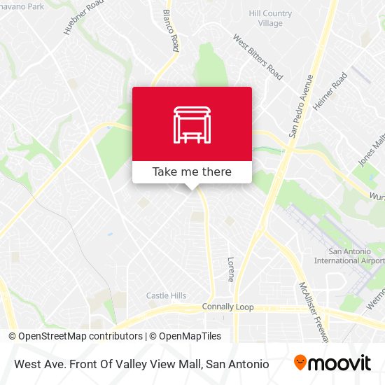 West Ave. Front Of Valley View Mall map
