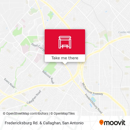 Mapa de Fredericksburg Rd. & Callaghan
