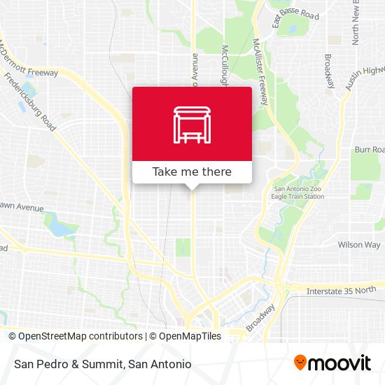 San Pedro & Summit map