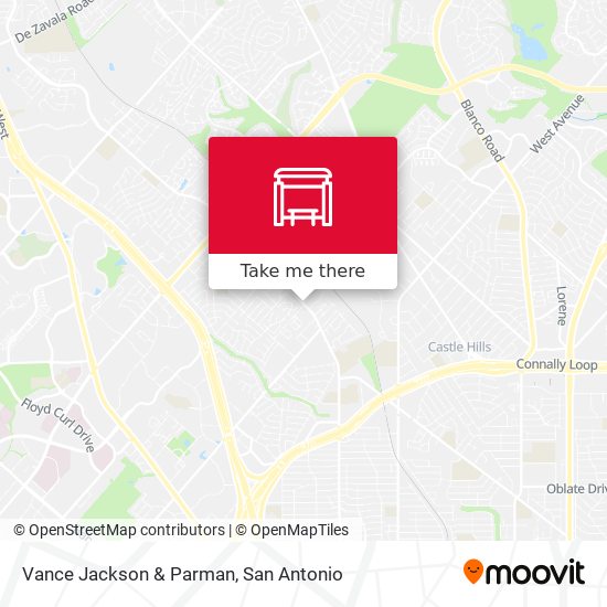 Mapa de Vance Jackson & Parman