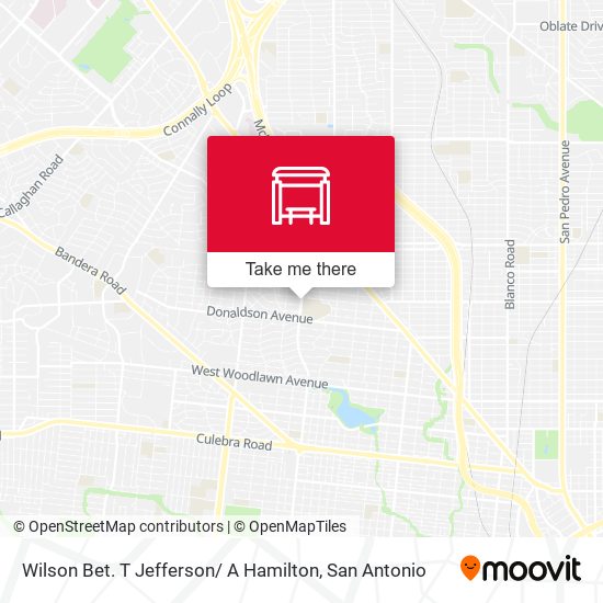 Wilson Bet. T Jefferson/ A Hamilton map