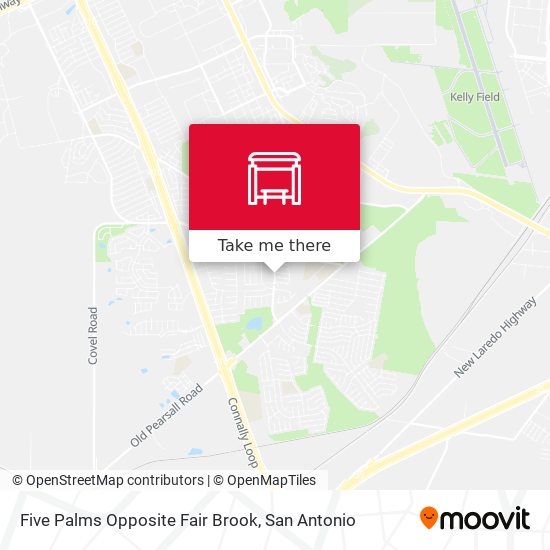Mapa de Five Palms Opposite Fair Brook