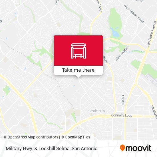 Mapa de Military Hwy. & Lockhill Selma