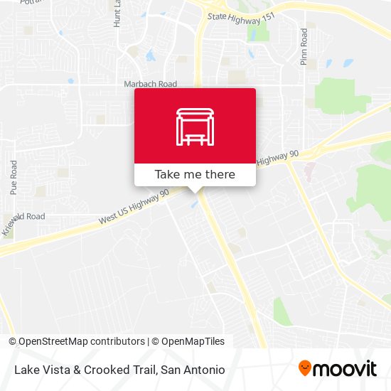 Mapa de Lake Vista & Crooked Trail