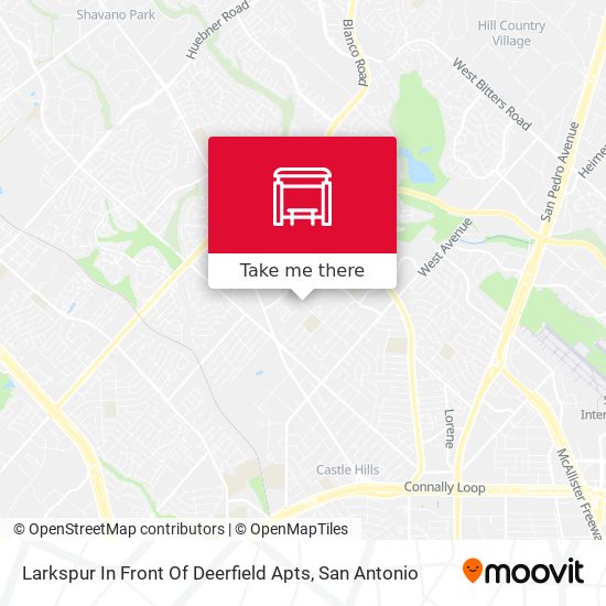 Mapa de Larkspur In Front Of Deerfield Apts