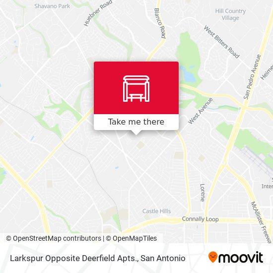 Larkspur Opposite Deerfield Apts. map