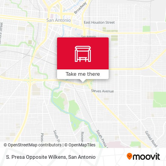 S. Presa Opposite Wilkens map