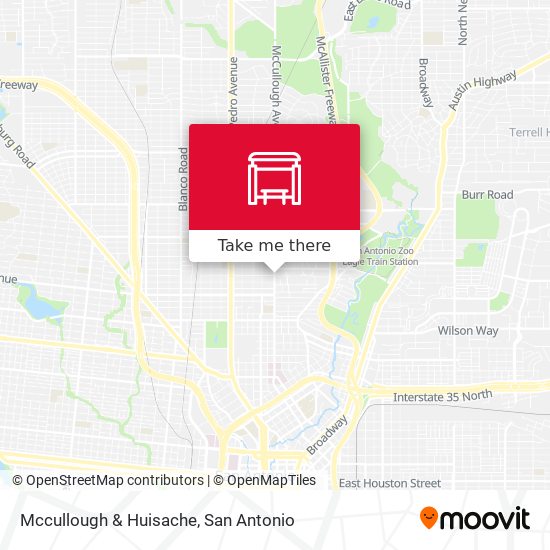 Mccullough & Huisache map