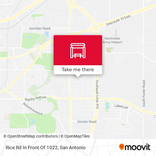 Rice Rd In Front Of 1022 map