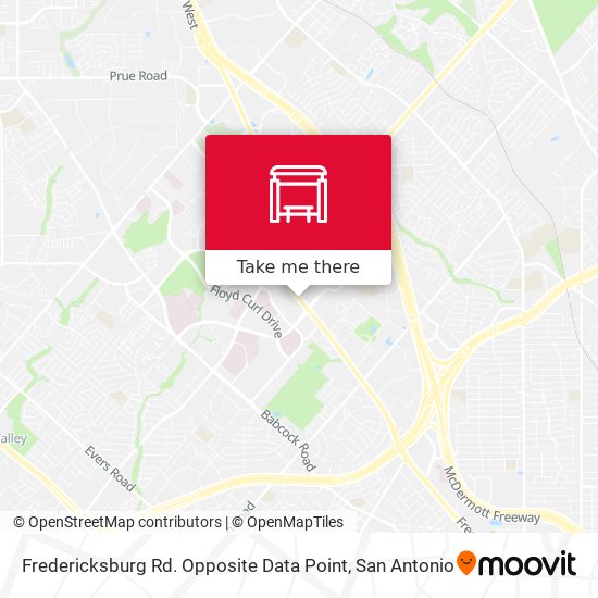 Mapa de Fredericksburg Rd. Opposite Data Point