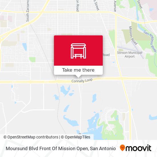Moursund Blvd Front Of Mission Open map