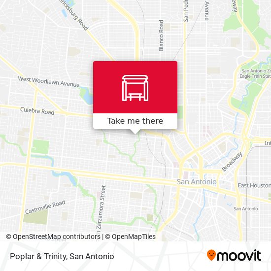 Mapa de Poplar & Trinity