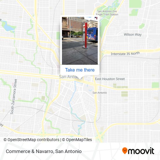 Commerce & Navarro map