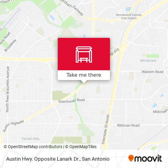 Austin Hwy. Opposite Lanark Dr. map