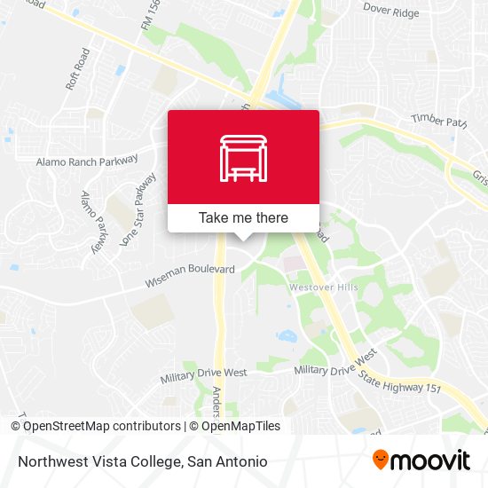Northwest Vista College map