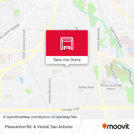 Pleasanton Rd. & Vestal map