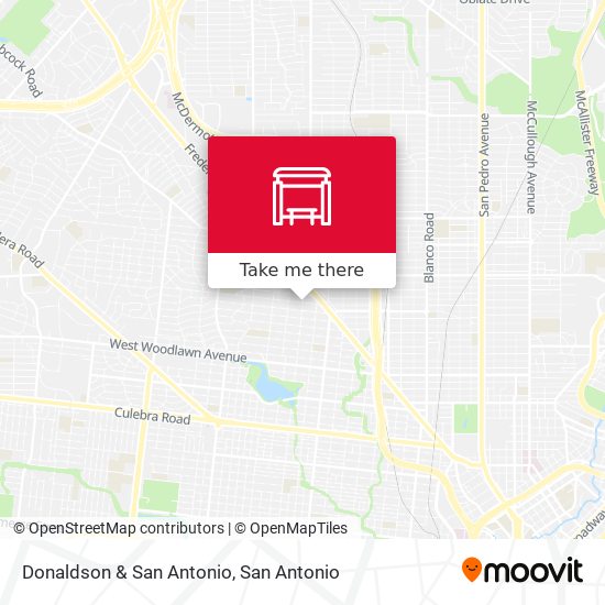 Donaldson & San Antonio map