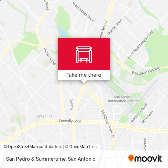 San Pedro & Summertime map