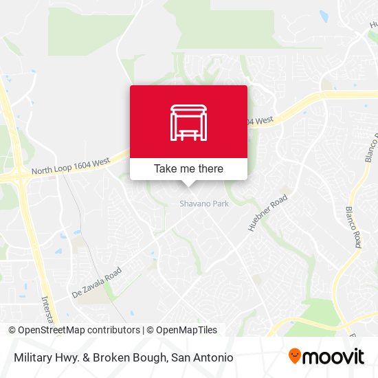Mapa de Military Hwy. & Broken Bough